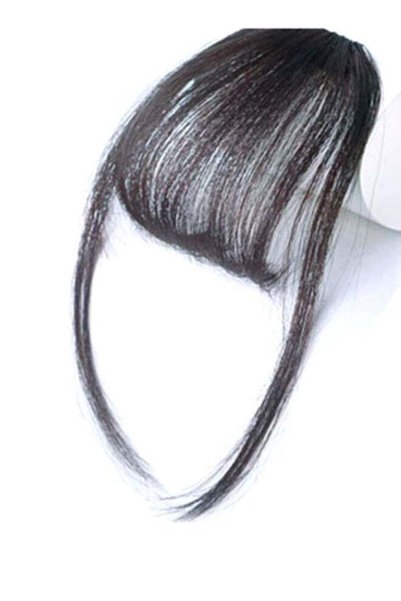 Estelle Hand Tied Bangs Clip-in Hair Extension Black