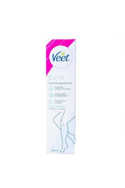 Veet Cremă depilatoare pentru corp și picioare piele sensibilă Veet, 200 ml