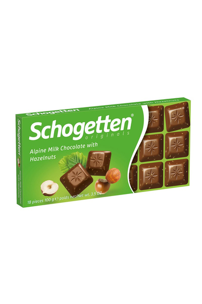 Schogetten Ciocolata cu Alune, 6x100g
