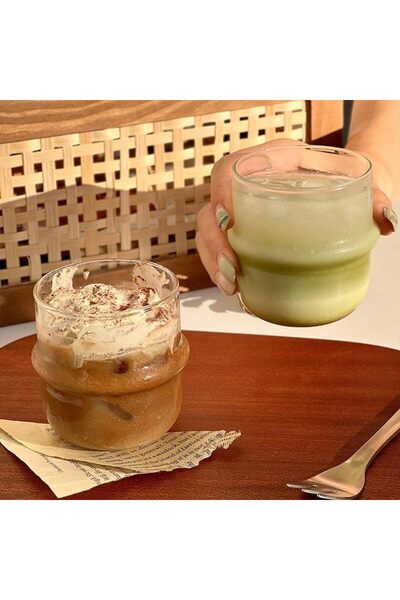 Generic 2pcs Espresso tea Cups,glass cup,High Borosilicate Shot Glass, Clear ...