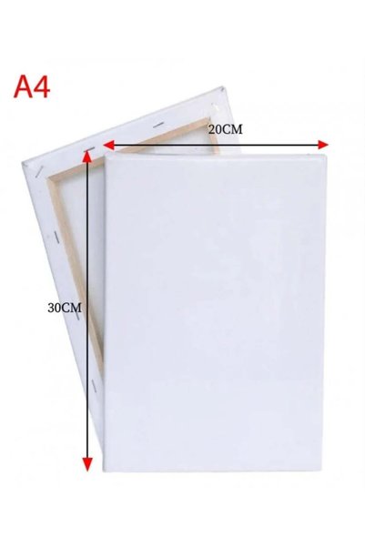 Generic Cotton Artist Canvas Board White Size 20*30 cm