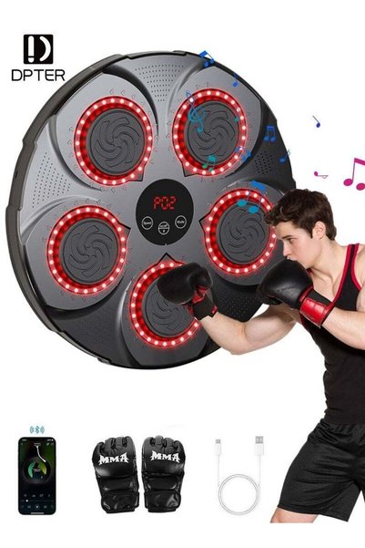 DPTER Smart Music Boxing Machine – Interactive Punching Trainer with 9 Modes ...