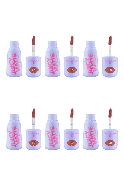 Essence Pachet 6x Mousse de buze JUICY MATTE - 01 Maple Rouge, Essence, 2.7 ml
