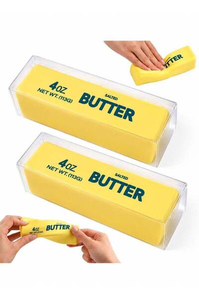 dq faith 2-Pack Slow Rising Dumpling Squishy Butter Squeeze Toy—Sensory Stres...