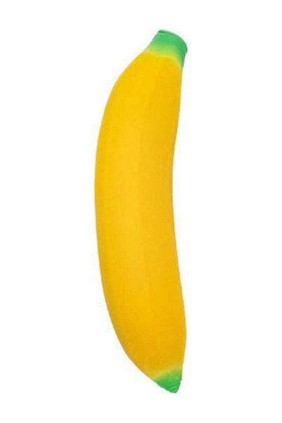 Generic لعبة موزة مرنة وغير سامة لتخفيف التوتر للأطفال، مقاس 16×4×3 سم