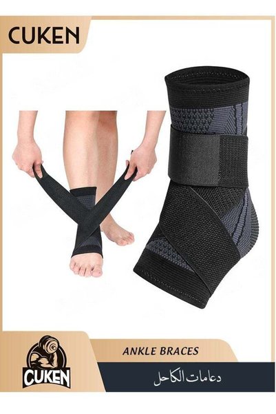 Cuken Ankle Braces, Adjustable Compression Ankle Support Men and Women, For A...