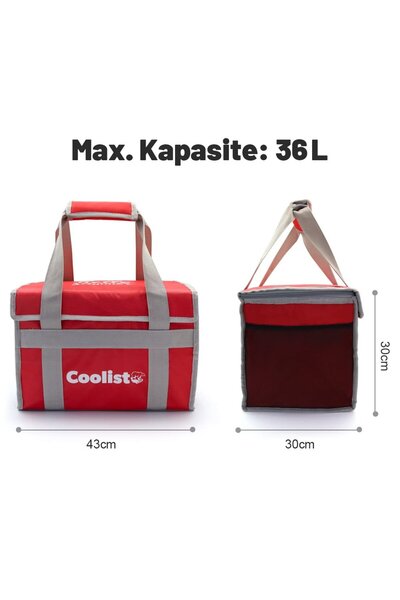 HeliosStar Coolist CL36R 36 Litre Katlanabilir Termos Bez Çanta/Buzluk