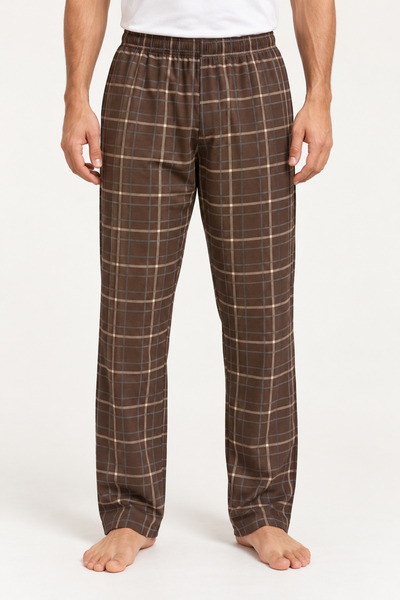 Mutlu City High-Quality Plaid Men's Pajama Bottoms 2136