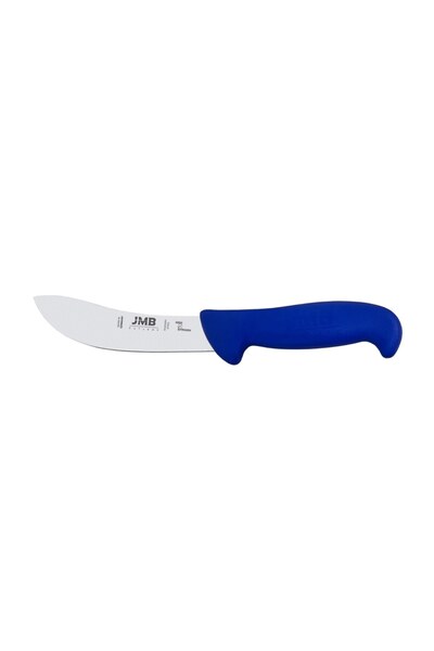 JMB Cuțit de jupuit BK21 150, lamă rigidă 15 cm, mâner albastru