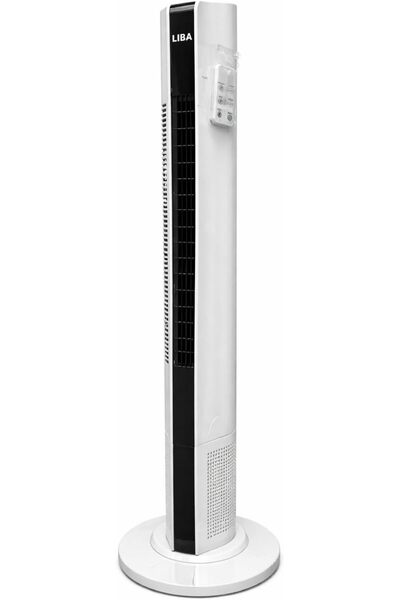 Liba Tower Fan with Remote Control, 3 Speed Settings, 60° Oscillation, 12H Ti...