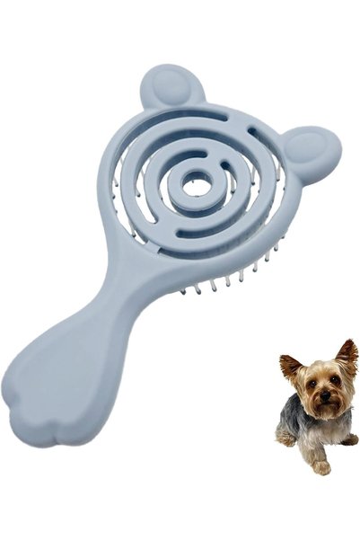 Generic MAEELOU Cat-Ear Design Puppy Brush (Light Pink) (Pack of 2) | Gentle ...