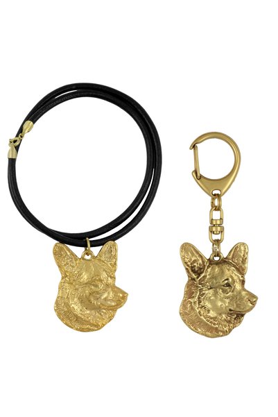 Art - Dog Set breloc și colier Art-Dog Cardigan Welsh Corgi