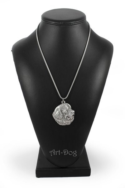Art - Dog Colier placat cu argint Newfoundland Art-Dog