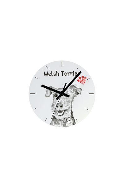 Art - Dog Ceas de perete Art-Dog Welsh Terrier cu imprimeu de câine - cadran ...
