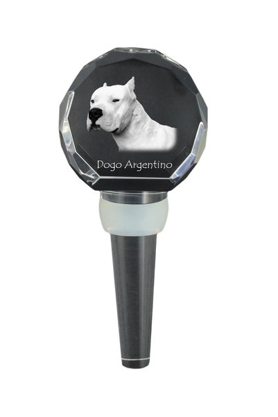 Art - Dog Dop de sticlă din cristal Art-Dog Dogo Argentino cu gravură de câine