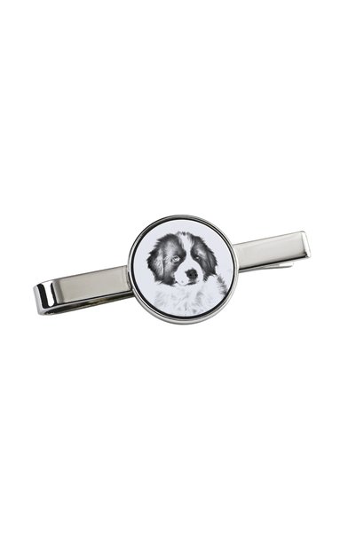 Art - Dog Art-Dog Agrafă de cravată Tornjak cu imprimeu de câine - Metal rezi...