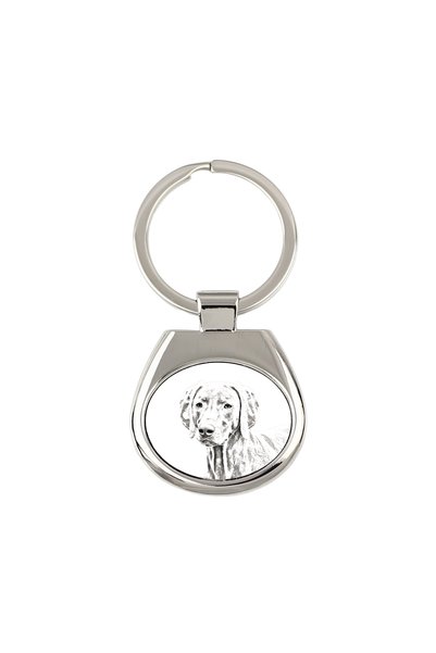 Art - Dog Breloc Art-Dog Weimaraner cu imprimeu de câine - Stil schiță cu cre...