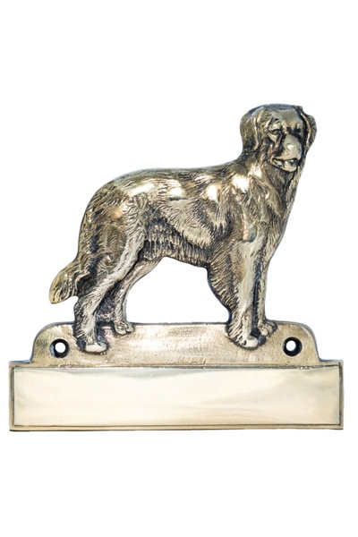 Art - Dog Placă de ușă din alamă Art-Dog Hovawart cu gravură inclusă - Placă ...