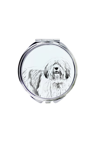 Art - Dog Art-Dog Oglindă de buzunar cu imprimeu de câine, model Câine de câm...