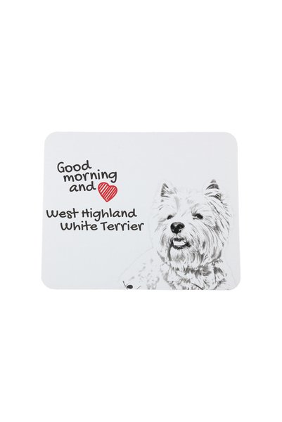 Art - Dog Covoraș de mouse Art-Dog West Highland White Terrier cu imprimeu de...