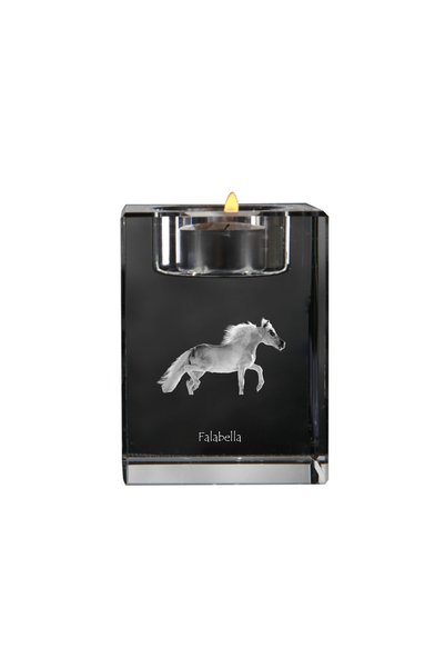 Art - Dog Art-Dog Falabella, suport de lumânare din cristal cu cal miniatural...