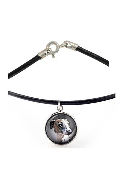 Art - Dog Colier Art-Dog pentru Greyhound italian cu fotografie de câine