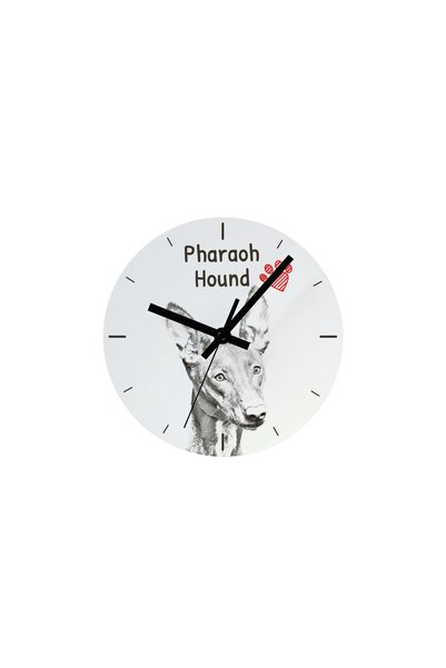 Art - Dog Ceas de perete Art-Dog Pharaoh Hound cu imprimeu de câine - Cadran ...