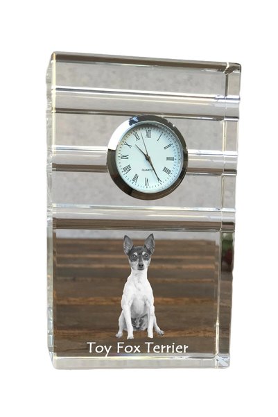 Art - Dog Jucărie Art-Dog Fox Terrier, ceas de cristal, de sine stătător, cu ...