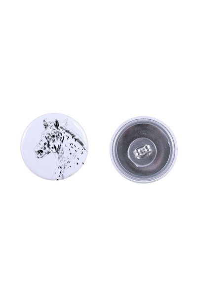 Art - Dog Cercei rotunzi Art-Dog cu cal Noriker - metal acoperit cu folie