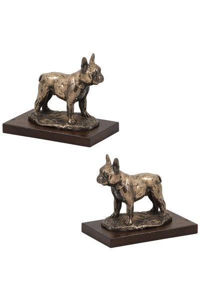Art - Dog Figurină din bronz turnat la rece Art-Dog Bulldog Francez pe bază d...
