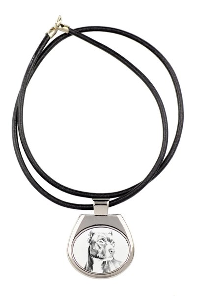 Art - Dog Colier Art-Dog American Pit Bull Terrier cu imprimeu de câine