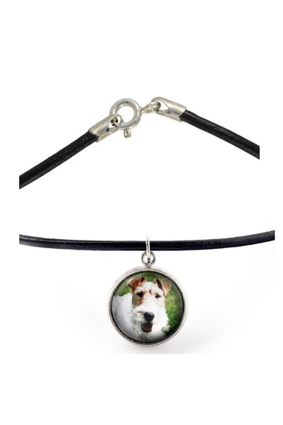 Art - Dog Colier Art-Dog Wire Fox Terrier cu fotografie de câine