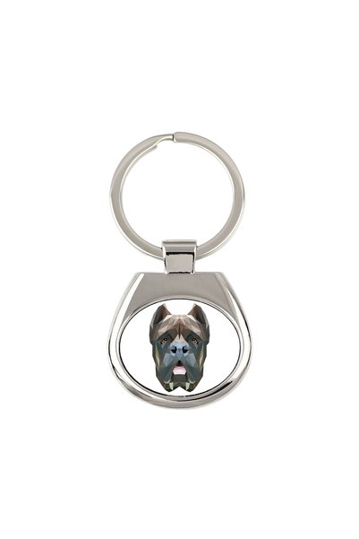 Art - Dog Breloc Art-Dog Cane Corso cu design geometric de câine - Breloc met...