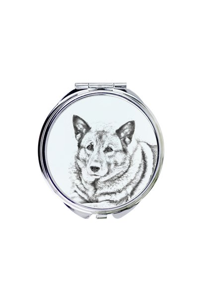 Art - Dog Art-Dog Oglindă de buzunar Elkhound norvegian cu imprimeu de câine ...