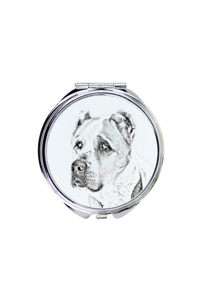 Art - Dog Art-Dog Oglindă de buzunar cu câine șapcan central-asiatic și impri...