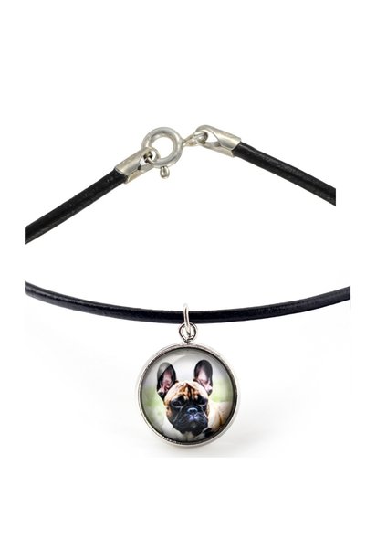 Art - Dog Colier Art-Dog cu Bulldog Francez și fotografie cu câine