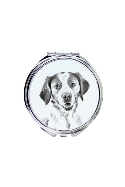 Art - Dog Art-Dog Oglindă de buzunar Brittany Spaniel cu imprimeu de câine - ...