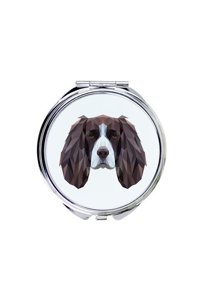 Art - Dog Art-Dog Oglindă de buzunar cu Springer Spaniel englezesc și design ...