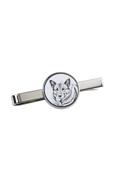 Art - Dog Art-Dog Agrafă de cravată Norvegian Elkhound cu imprimeu de câine -...