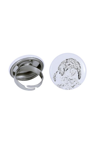 Art - Dog Inel Art-Dog Lagotto Romagnolo cu imagine de câine - Metal acoperit...