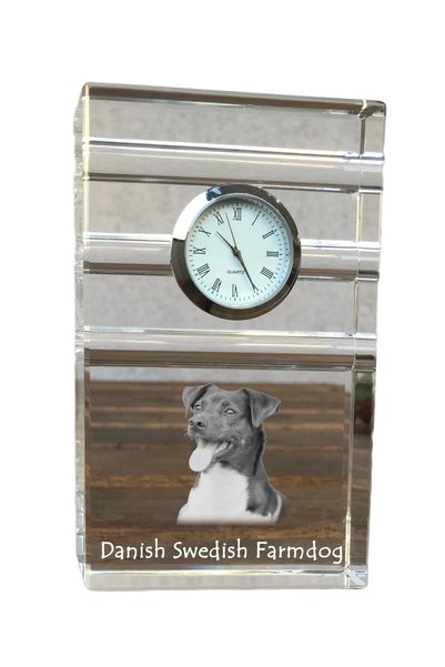 Art - Dog Ceas de cristal Art-Dog Farmdog danez-suedez, de sine stătător, cu ...