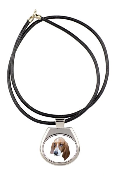 Art - Dog Colier Art-Dog Basset Hound cu design geometric de câine - Lungime ...