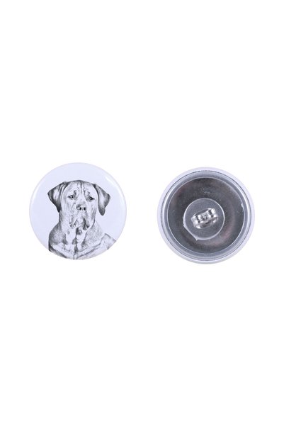 Art - Dog Cercei rotunzi Art-Dog Tosa Inu cu imagine de câine - Metal acoperi...