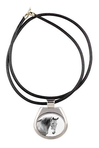 Art - Dog Colier Art-Dog American Saddlebred cu imprimeu de cal - Pandantiv f...