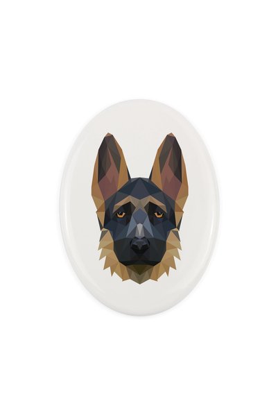 Art - Dog Placă ceramică decorativă Art-Dog cu model de ciobanșcă germană și ...