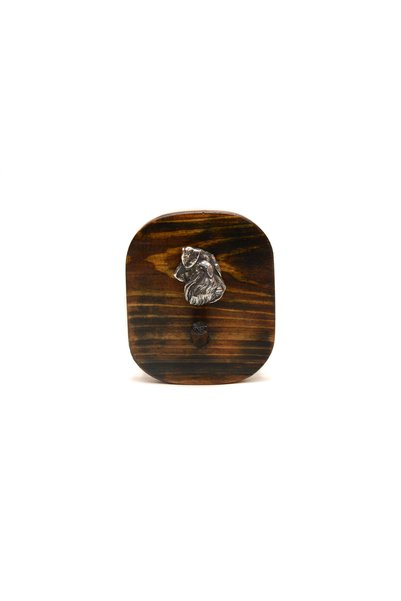 Art - Dog Cârlig de perete Art-Dog Schnauzer - Cârlig decorativ din lemn de p...