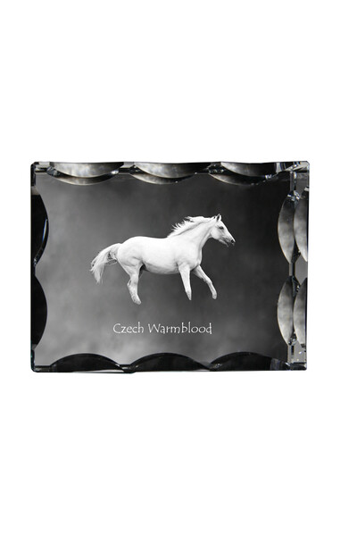 Art - Dog Art-Dog Cristal dreptunghiular cu margini decorative, Căluț de călu...