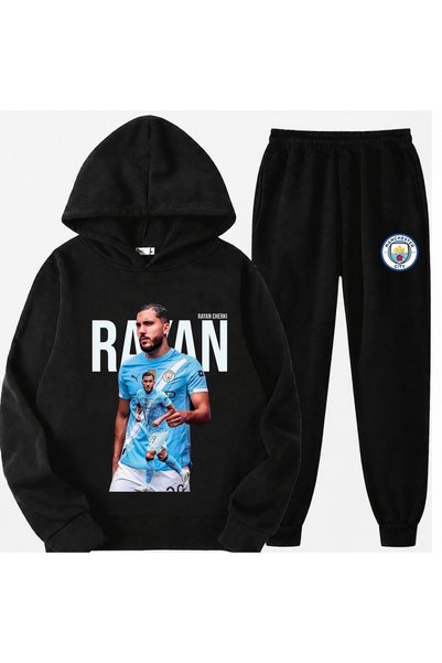 PANDORICA Set pentru copii cu imprimeu Rayan Cherki: hanorac și pantaloni de ...