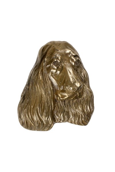 Art - Dog Art-Dog Cocker Spaniel Englez, bas-relief din bronz turnat la rece