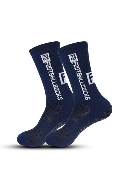 Fs 1 pereche de șosete lungi unisex antiderapante, cu bandă de silicon